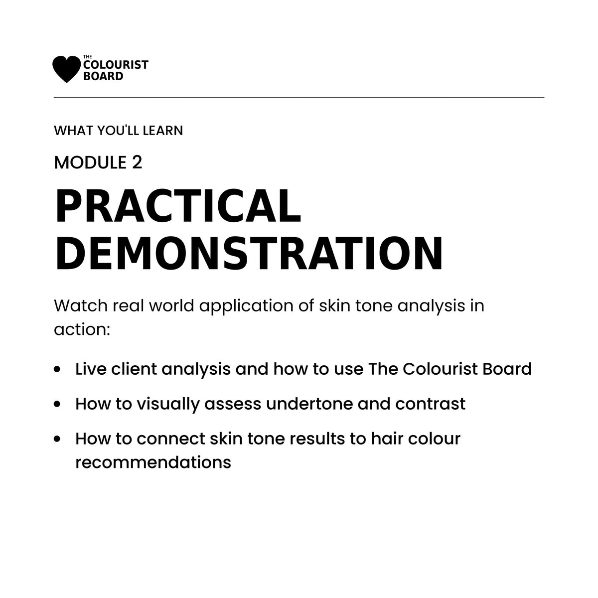Skin Tone & Colour Analysis Course